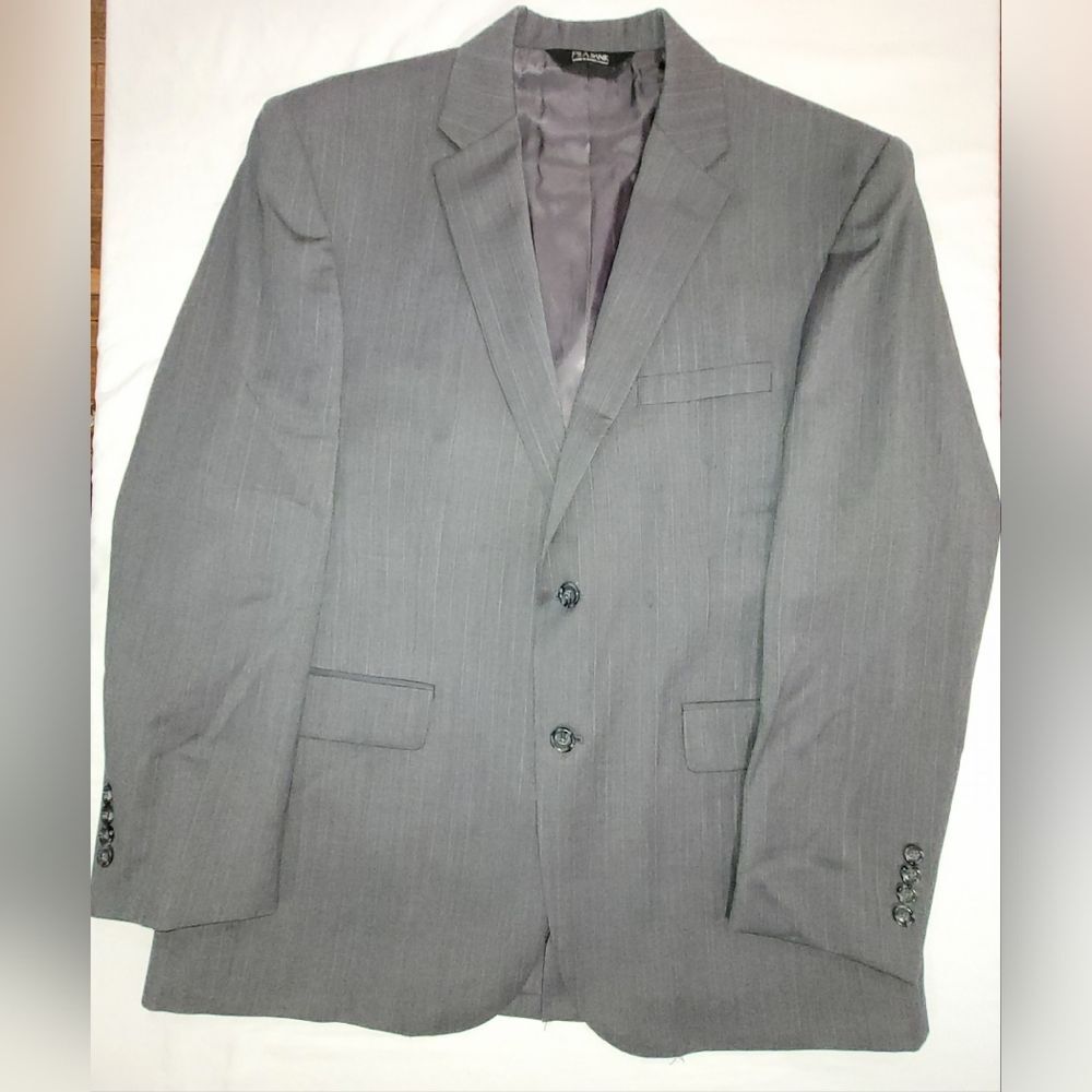 Jos. A. Bank Size 43 Regular / 37 Waist Gray Men's 2 Piece Suit Jacket & Pants - Picture 4 of 7